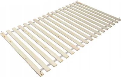 Produktbild von Bettrahmen 140x200 cm 18 Latten Massivholzeinlage für Matratze 200kg
