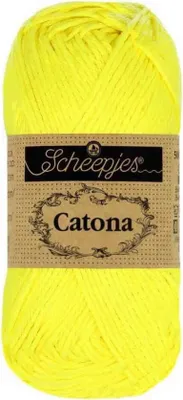 Produktbild von Scheepjes Catona 25g 601 Neon Yellow