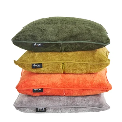 Produktbild von done.® Kissenhülle Softie 45 x 45 cm mit RV in vier Farben, Farben:stone