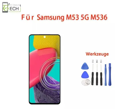 Produktbild von Full OLED für Samsung Galaxy M53 5G M536 LCD Display + Rahmen Bildschirm