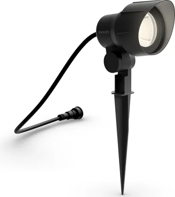 Produktbild von Philips Bodenspots/Erdspieße Bodenspots/Erdspieße 6 W, Außenspotbeleuchtung, Schwarz, Metall, IP44, Terrasse, Garten, III