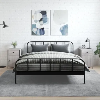 Zdjęcie produktu dla VidaXL 825910, Dąb, Żelazo, Drewno, 400 mm, 420 mm, 600 mm, 2 szt.