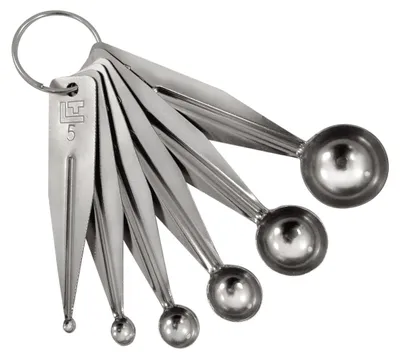 Produktbild von Louis Tellier ID4100 Apfellöffel im modernen Stil für Kulinarische Dekoration, Silber, 6 Teilig
