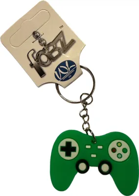 Produktbild von Schlüsselanhänger Mini Anhänger Geschenk Cartoon Schlüsselanhänger Silikon Schlüsselanhänger für Handyhülle Charme Rucksack Geschenk Game Controller grün