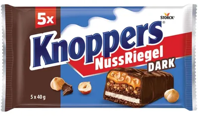 Immagine prodotto di Knoppers® 472493 Knoppers® Dark Nussriegel 5 St., Immagine generata dall'IA