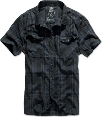 Image de Brandit Roadstar chemise noir-bleu, XXL