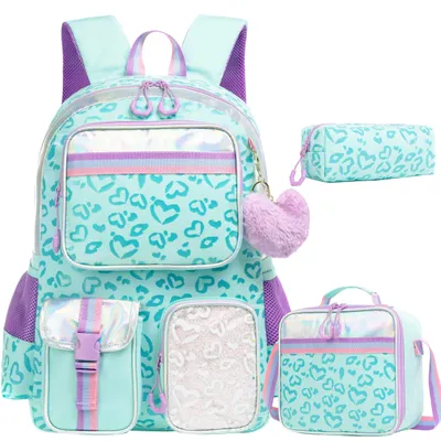 Immagine prodotto di Omgoods - Zaino per ragazze con scomparti multipli e spallacci ergonomici