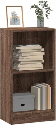 Zdjęcie produktu dla Maison Exclusive – regał na książki w kolorze brązowym, imitacja dębu, 40 x 24 x 76 cm, materiał drewnopochodny