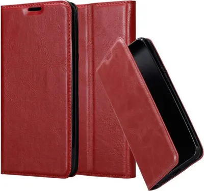 Immagine prodotto di Cadorabo custodia per Samsung Galaxy A70 / A70s custodia protettiva in rosso custodia per cellulare cover chiusura magnetica