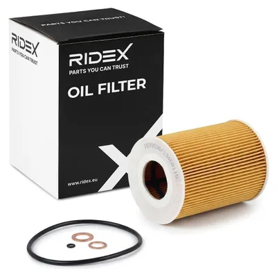 Produktbild von Ölfilter RIDEX 7O0193 Filtereinsatz für BMW 3 Limousine (E90) 3 Limousine (F30, F80) 3 Coupe (E92) passend für MERCEDES-BENZ E-Klasse Limousine (W211)