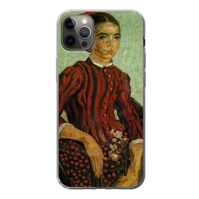 Produktbild von MuchoWow® Handyhülle Schutzhülle Hülle für iPhone 12 Pro Max La Mousmé - Vincent van Gogh Silikon Softcase Handy Hülle - Hartschale