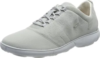 Produktbild von Geox D NEBULA weiß Leder Damen Halbschuhe 35