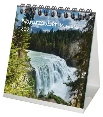 Produktbild von Naturzauber Kanada Tischkalender 10x10cm für 2027 Canada Natur Reise Land Urlaub - Seelenzauber