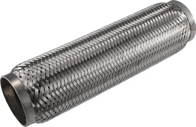 Produktbild von 70x305mm Universaler Kfz-Auspuff-Flexschlauch Silberfarben