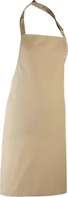 Produktbild von Premier Workwear PR150 | Latzschürze ŽColoursŽ - Waschbar bei 60 °C - Farbe: Khaki (ca. Pantone 7503) - Größe: 72 x 86 cm