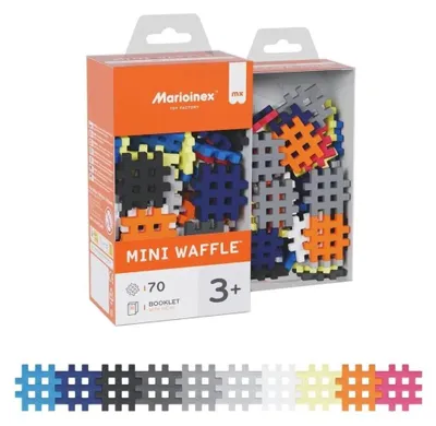 Zdjęcie produktu dla Klocki Mini Waffle 70 elementów Marioinex