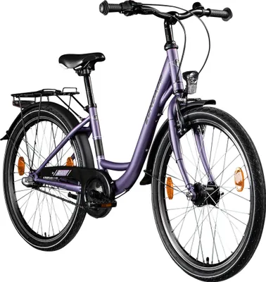 Produktbild von Zündapp C400 Jugendfahrrad 24 Zoll Fahrrad ab 130-145 cm 3 Gang Tiefeinsteiger flieder