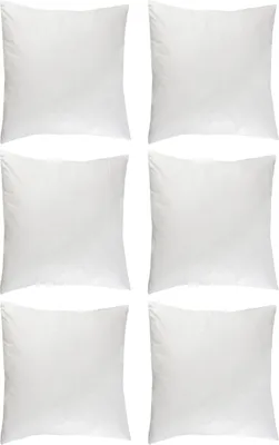 Produktbild von Kissenfüllungen - 50 x 50 cm - Naturfarben - Baumwolle-Entenfedern - 6er Set