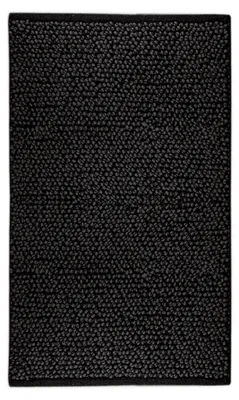Produktbild von Heckettlane Badematte - 60% Polyester 40% Baumwolle - Bidetmatte Nodo 60x100 cm in Dark Grey