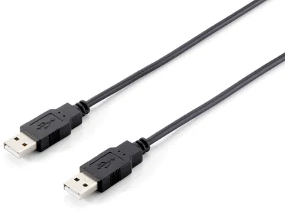 Immagine prodotto di Equip 128870 Equip USB Kabel 2.0 A -> A       St/St  1.80m        schwarz Polybeutel