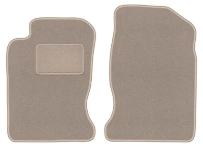 Produktbild von Velours-Fußmatten Vorne für Toyota Carina E 1992-1998 (Kombi/Limousine) – 2-tlg, Beige, passgenau – Wielganizator LUX