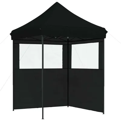 Produktbild von Partyzelt Faltbar Pop-Up mit 2 Seitenteilen Schwarz