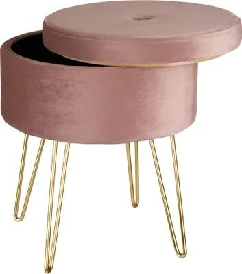 Zdjęcie produktu dla TecTake 403953, Różowy, Poliester, Stal, MDF