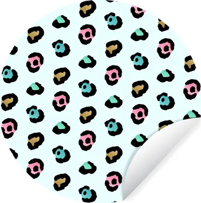 Produktbild von MuchoWow® - Tapetenkreis - Wandbild rund - Schlafzimmerdekoration - Wanddeko - runde Tapete - Kunst für zu Hause
