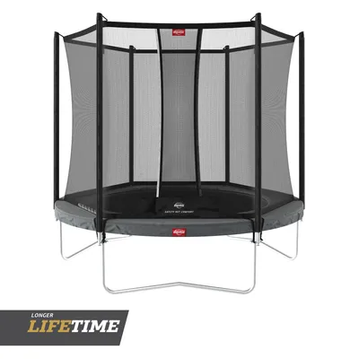 Obrázek produktu pro Trampolína BERG Favorit 270cm šedá + ochranná síť Comfort