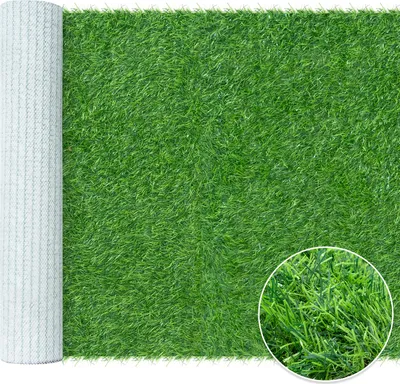 Obrázok produktu pre Umelá tráva Zelený trávnatý koberec 50 x 50 cm rohožka z trávy Rohožka z umelej trávy Rohožka z umelej trávy pre záhradu balkóny terasy
