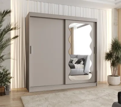 Produktbild von Kleiderschrank 200 cm ROZANA - Kaschmir