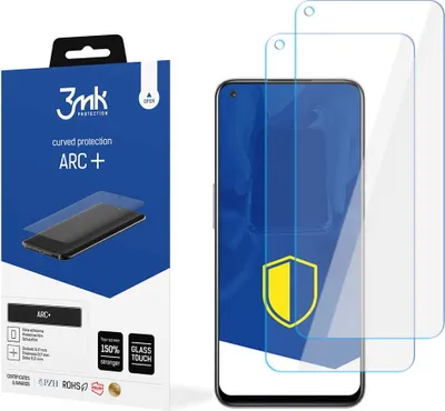 Produktbild von 3mk Display Schutzfolie ARC+ für Realme Narzo 30 5G  0,17mm Self-Heal (2 Stück)