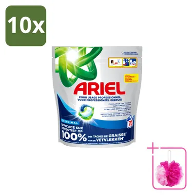 Produktbild von 10 x Ariel All-in-1 Pods Regular - Waschmittel - Sparpackung - 10 Stücke