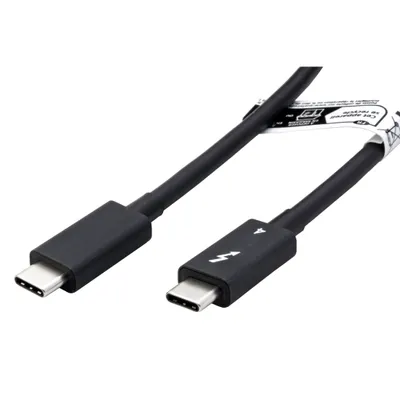Obrázek produktu pro ROLINE Thunderbolt 4 kabel, USB C(M) - USB C(M), 40Gb/s, PD 100W, černý, 1m (11.02.9046)