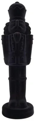 Produktbild von Gift Company Dekorationsfigur Nussknacker Solna Schwarz (81cm)