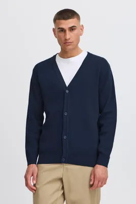 Produktbild von !SOLID SDFINTO Herren Strickjacke Cardigan Feinstrick Baumwollmischung relaxed fit