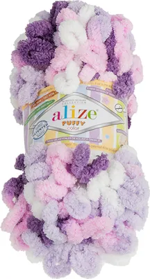 Immagine prodotto di Colore PUFFY - 100g / 9 m - Bianco,Rosa,Viola