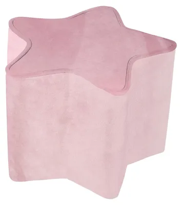 Produktbild von Sternföriger Pouf für Kinder - Rosa