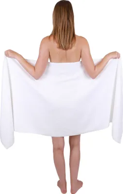 Produktbild von Betz XXL Saunatuch 70 x 200 cm BERLIN  Badetuch 100% Baumwolle Farbe – weiss