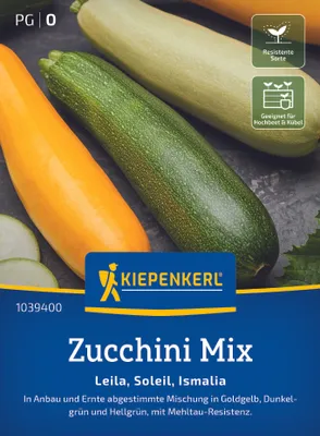Produktbild von Kiepenkerl Zucchinisamen Leila Soleil Ismalia F1 9 Pflanzen