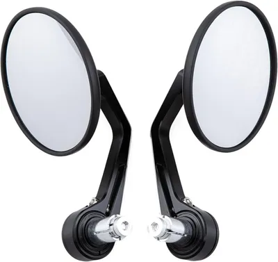Productafbeelding van Universele motorfiets achterspiegel, geschikt als stuurspiegel, met een diameter van 7/8" (22mm), compatibel met modellen zoals MT 07, MT 09, S1000, FZ8, R1200GS, GSXR 650 en Z750