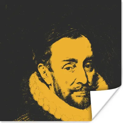 Produktbild von MuchoWow® Poster Wilhelm von Oranien - Kunst - Gemälde 75x75 cm - Wand Dekoration