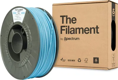Produktbild von Das Filament PLA 1.75mm Himmelblau 1kg