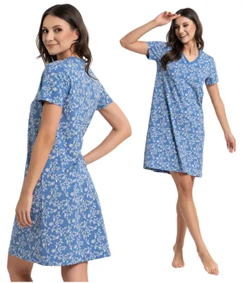 Immagine prodotto di Camicia da notte da donna Moraj – Blu, taglia M, comoda