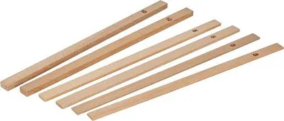 Produktbild von Holzschlitten, 6-teilig, Buchenholz