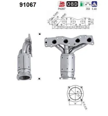 Zdjęcie produktu dla Katalizator Suzuki Swift Iii 1,3 1,5