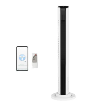 Produktbild von FCH Turmventilator mit WLAN, Fernbedienung, elektronischem Display, Unterstützung für App-Steuerung und 12-Stunden-Timer-Funktion
