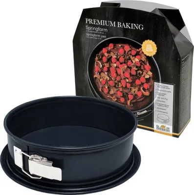 Produktbild von Birkmann Premium Baking Springform mit einem Boden, Spring Form, Kuchenform, Servierboden, Anithaft, 26 cm, 882010
