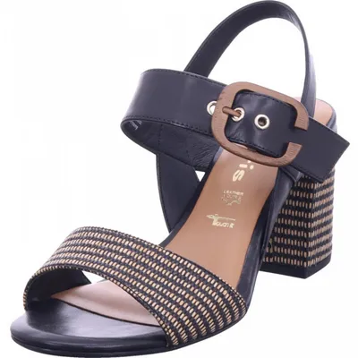 Produktbild von Tamaris Damen Klassische Sandalen 1-28015-42 098 Farbe: Schwarz Größe: 38