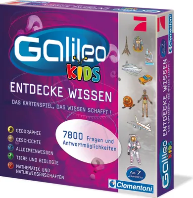 Produktbild von Clementoni Galileo - Kids Das grosse Wissens-Quiz